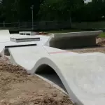 Vogel Creek Skate Spot - Jersey Village - Photo courtesy of Newline Skateparks