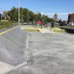 Drummondville Skate Park - Drummondville, Quebec, Canada - Photo courtesy of new Line Skateparks