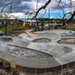 Johnson City Skatepark - Photo courtesy of Evergreen Skateparks