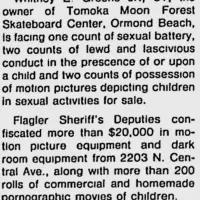 July 1979 - The terrible secret of Tomoka Moonforest comes out