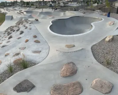 Hyrum skatepark - Photo courtesy of Hunger Skateparks