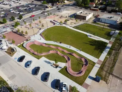 Fire Station Skatepark &amp; Pumptrack - Fort Worth - Photo courtesy of SPA Skateparks