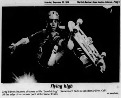 The Skater Crater - San Bernardino - The Daily Sentinel Sat, Sep 23, 1978 ·Page 5