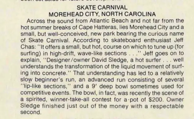 Skate Carnival - Morehead City NC