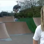 This is Llanishen Skatepark