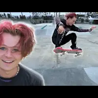 NEW skatepark on a pier