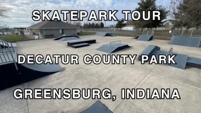 Decatur County Skatepark - Greensburg, Indiana | Skatepark Tour