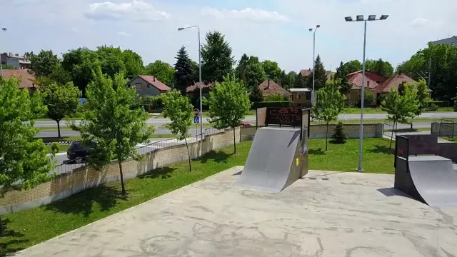 Pancevo Skatepark Serbia Drone Shot