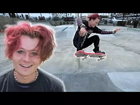 NEW skatepark on a pier