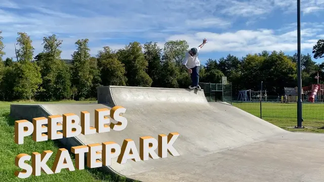 Peebles Skatepark Review - beautiful scenery, great obstacles...and alpacas