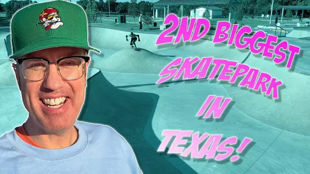 Jon Comer Memorial Skatepark Review! Second biggest skatepark in Texas!