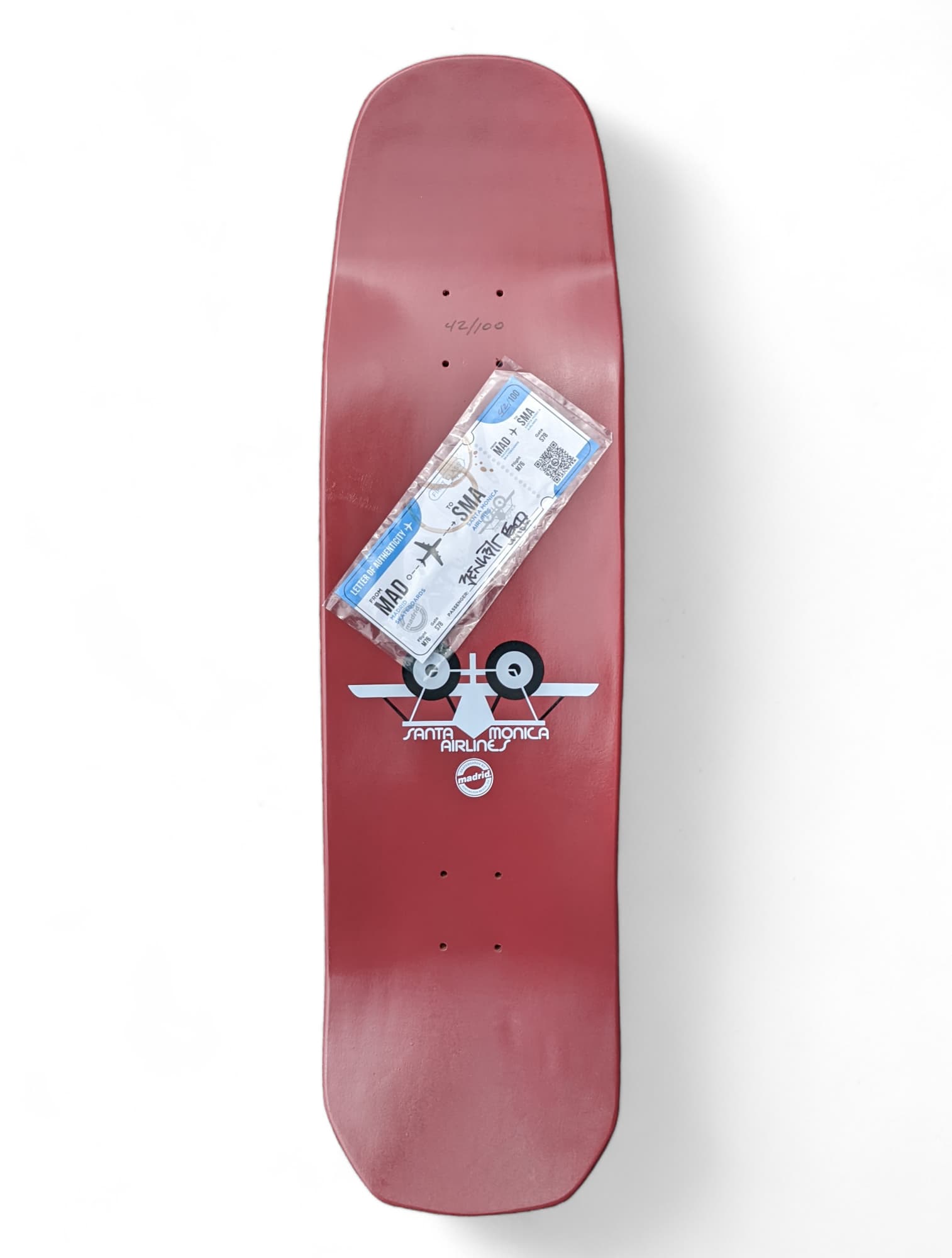 Santa Monica Airlines - Bennet Harada Re-Issue Deck Red Dipped LE