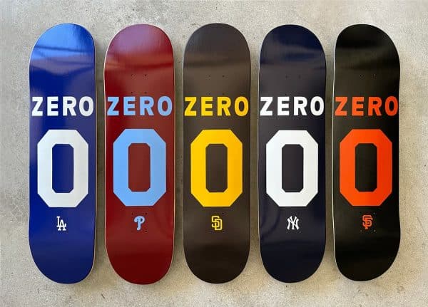 Zero Skateboards - ‘Unofficial’ Numero Release - Dodgers Deck