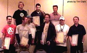 Tim Payne, Dave Duncan, John Tyson (JT) (front)Chad Ford, Twister, Geth Noble, Wally Hollyday, Mike Taylor, Aaron Spohn