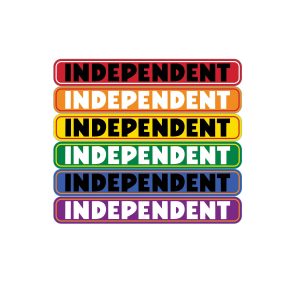 Independent Bar Logo Vinyl sticker 6 colors