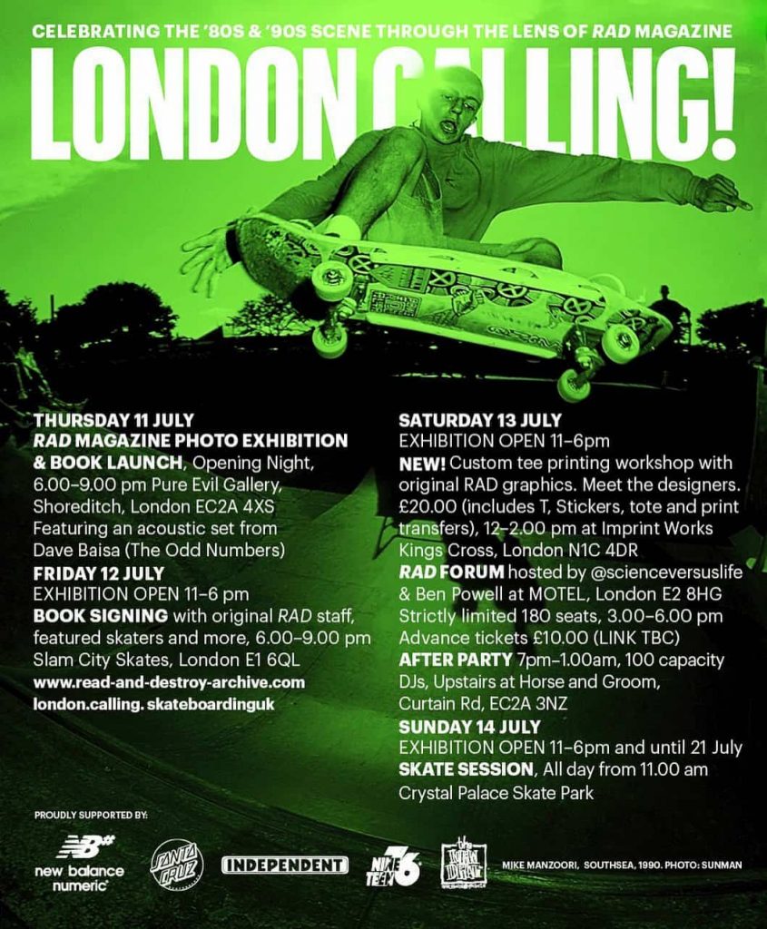 London Calling 2024 - Schedule of Events