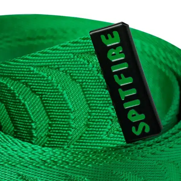 Spitfire Bighead Crescent Jacquard Web Belt Green