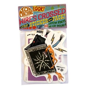 Toy Machine - Wires Crossed Sticker 10 Pack