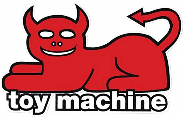 Toy Machine Devil Cat Decal/Sticker 5.5in