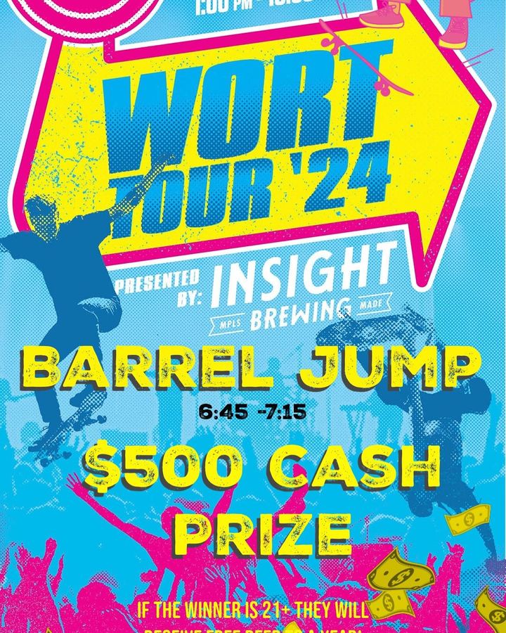 FREE Beer + $500 Cash - Barrel Jump contest @ Insight Brewing Co.