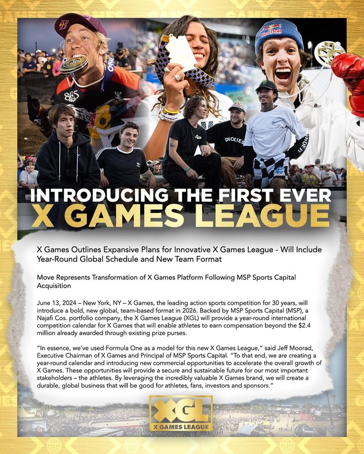 X Games League Press Release