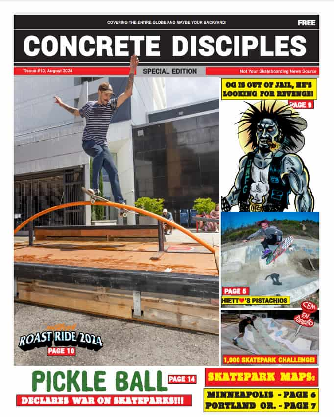 Concrete Disciples Tabloid - Tissue #10 Cover