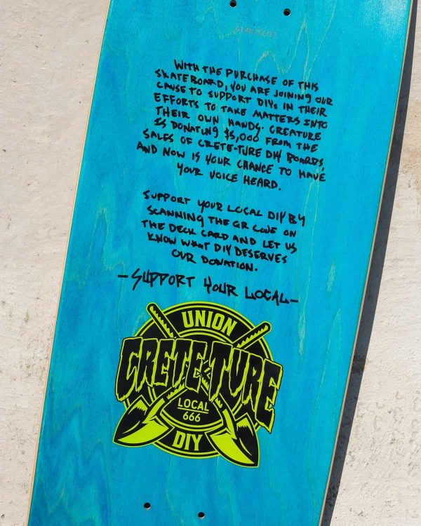 Creature Skateboards - Crete-Ture DIY LG Deck 8.92in