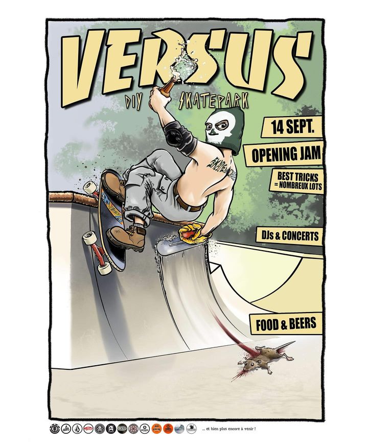 Versus DIY Skatepark Opening Jam