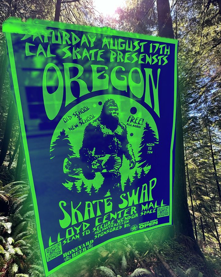 Oregon Skate Swap - August 17 presented by Cal Skates