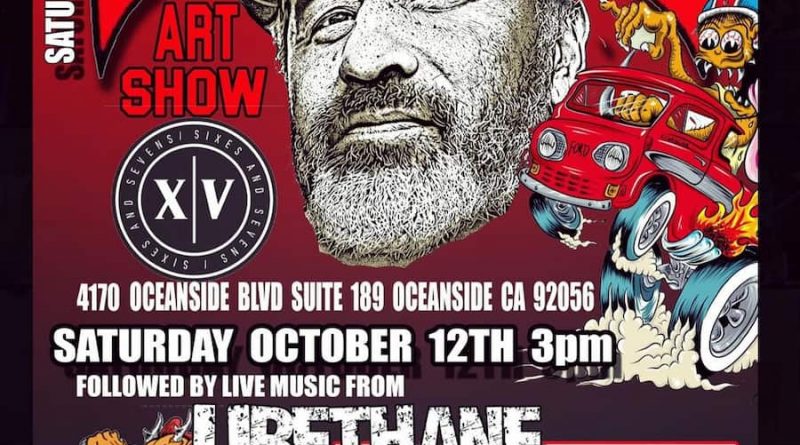 Caballero Art Show and Urethane concert! Oct 12 in Oceanside