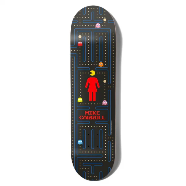 Girl Skateboards - Mike Carroll Pac-Man Skateboard Deck - 8.37"