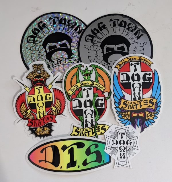 Dogtown Skateboards - 1970's Sticker Pack - qty. 8