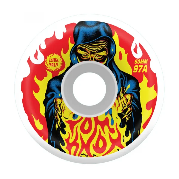 Slime Balls Wheels - 60mm Tom Knox Reissue Vomits White 97a