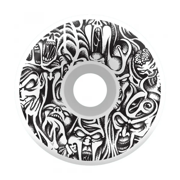 Slime Balls Wheels - 60mm Tom Knox Reissue Vomits White 97a