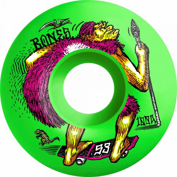 BONES WHEELS - OG Formula NEONderthal 53mm 100A Green