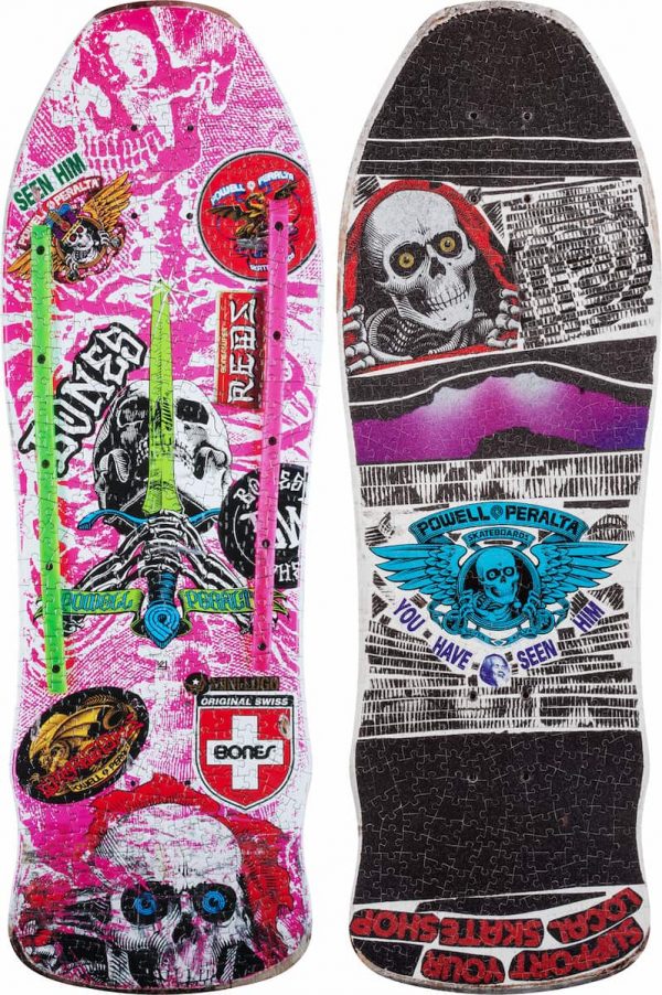 Powell Peralta Skull and Sword Geegah Puzzle Pink