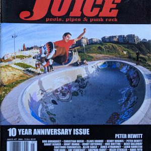 JUICE MAGAZINE Issue #57 – Peter Hewitt 10 Year Anniversary Cover