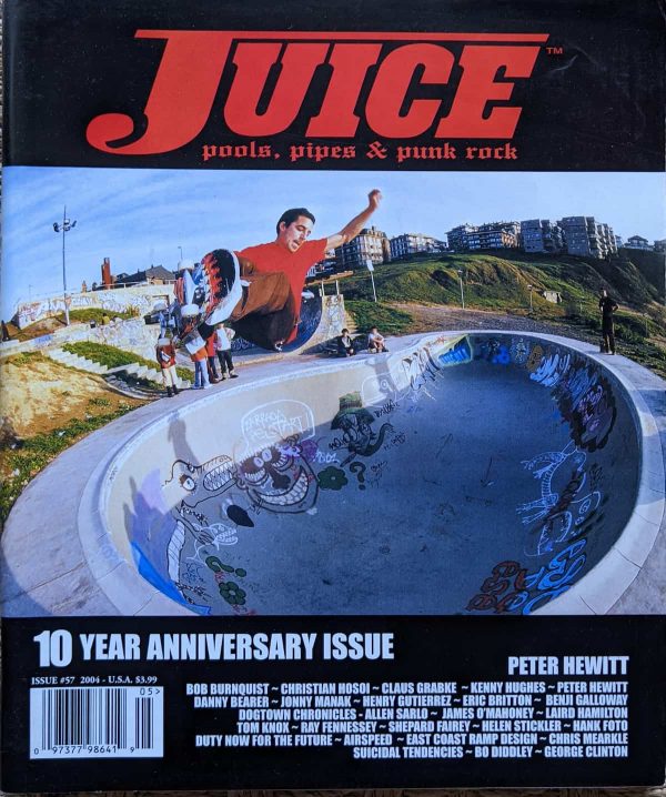 JUICE MAGAZINE Issue #57 – Peter Hewitt 10 Year Anniversary Cover